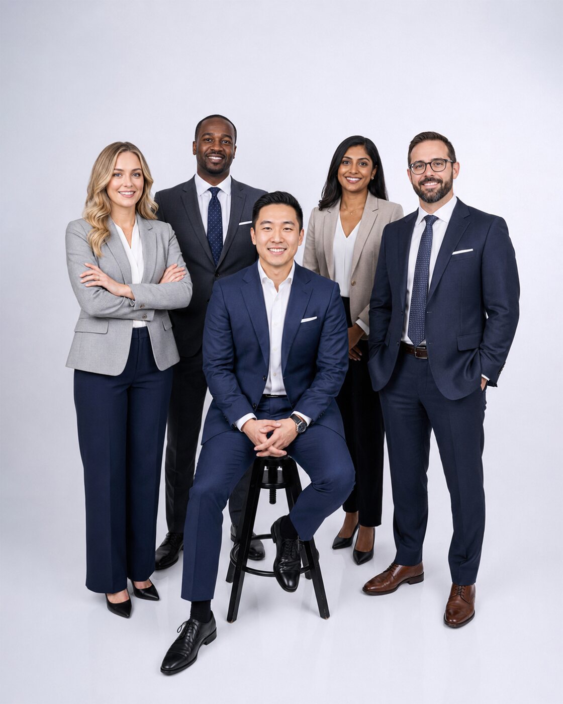 Corporate team portrait
